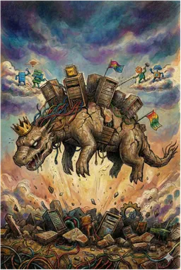 Cover of La Rebelión de los Microservicios